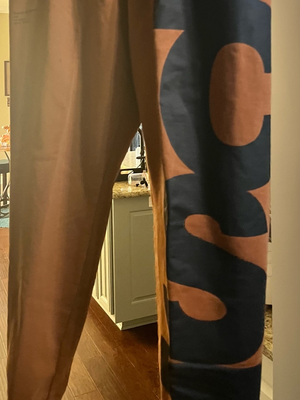 Lacoste Brown Joggers with black Graphic Side Panel
